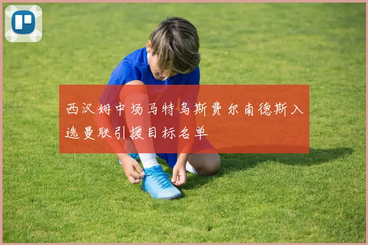 西汉姆中场马特乌斯费尔南德斯入选曼联引援目标名单